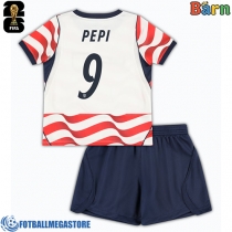 Fotballdrakt Barn Forente stater Ricardo Pepi #9 Hjemmedraktsett VM 2026 Kortermet (+ Korte bukser)